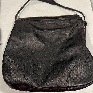 SOLD Gucci Bree Guccissma Leather Hobo Bag